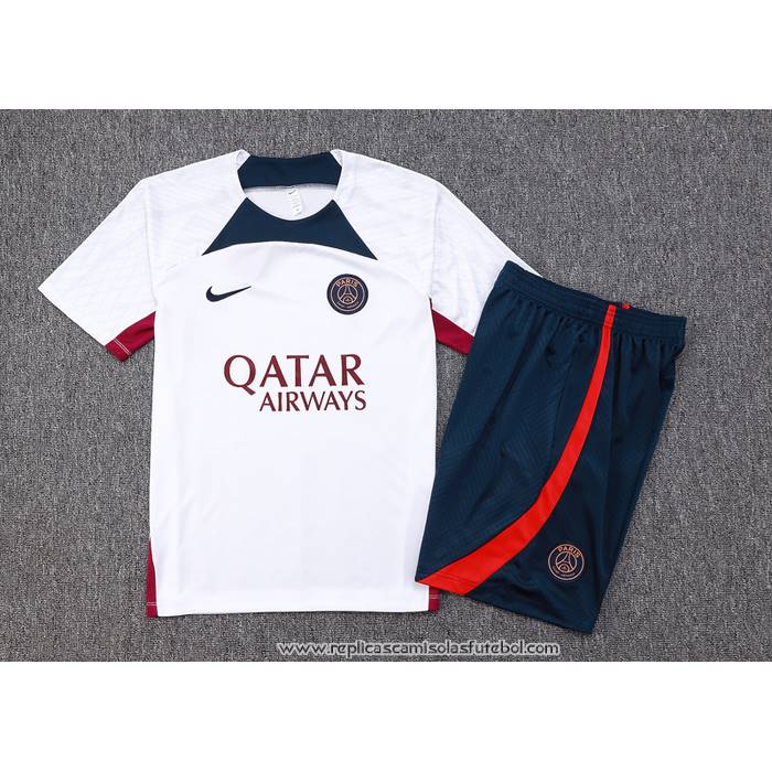 Fato de Treino
 Paris Saint-Germain 2023-2024 Manga Curta
 Branco
 - Calcas Curta
